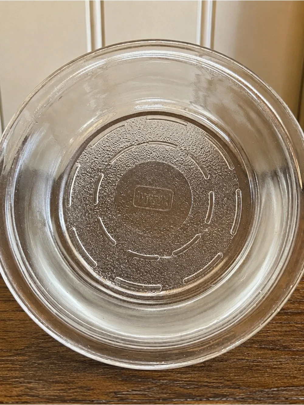 Libbey USA 250 Clear Glass Round Baking Dish 10” Vintage Casserole Pie Baker